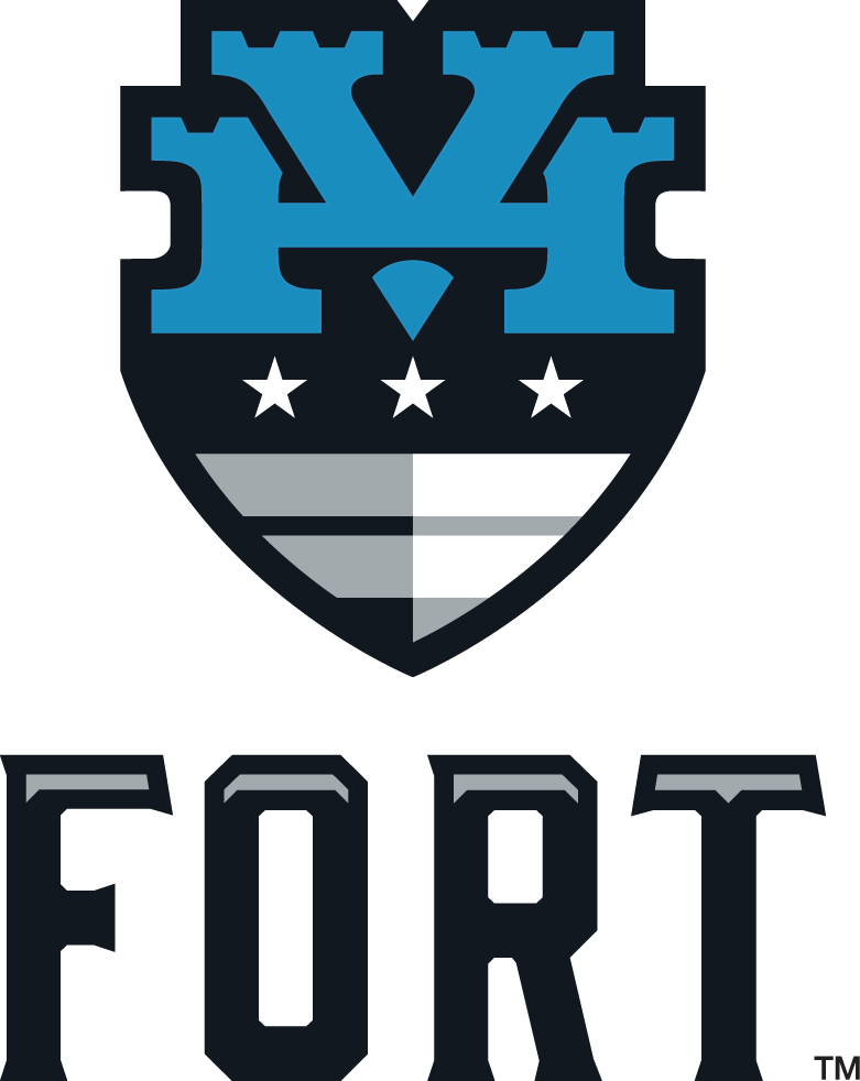 Hudson Valley Fort 2015-Pres Primary Logo DTF transfer for t shirt